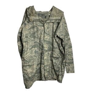 Military Parka Improved Rain Jacket Mens S‎ Digital Camo Hooded ORC Industries